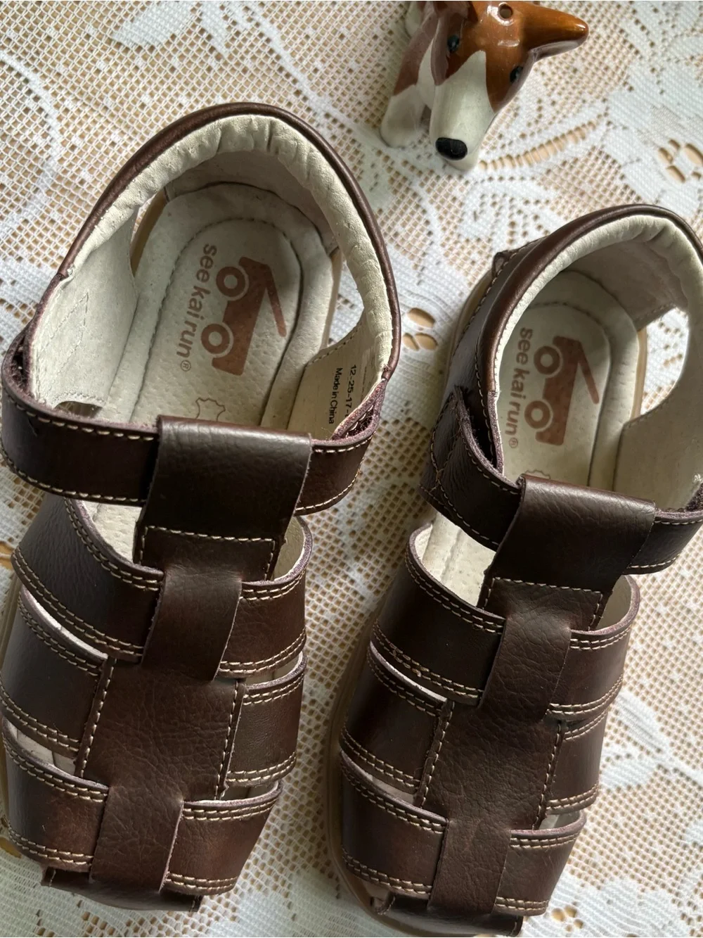 See Kai Run lining sandals anytime